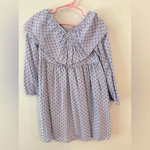 Zara Lavender Polka Dot Dress